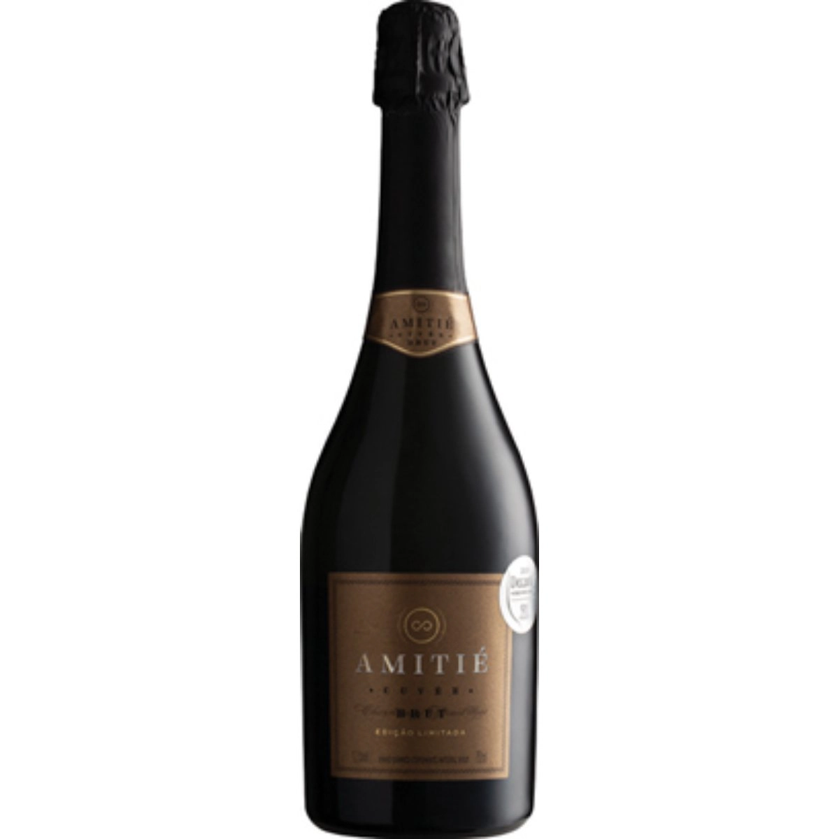 Espumante Brasileiro Branco Brut Cuvée Amitié Chardonnay Pinot Noir Serra Gaúcha Garrafa 750ml