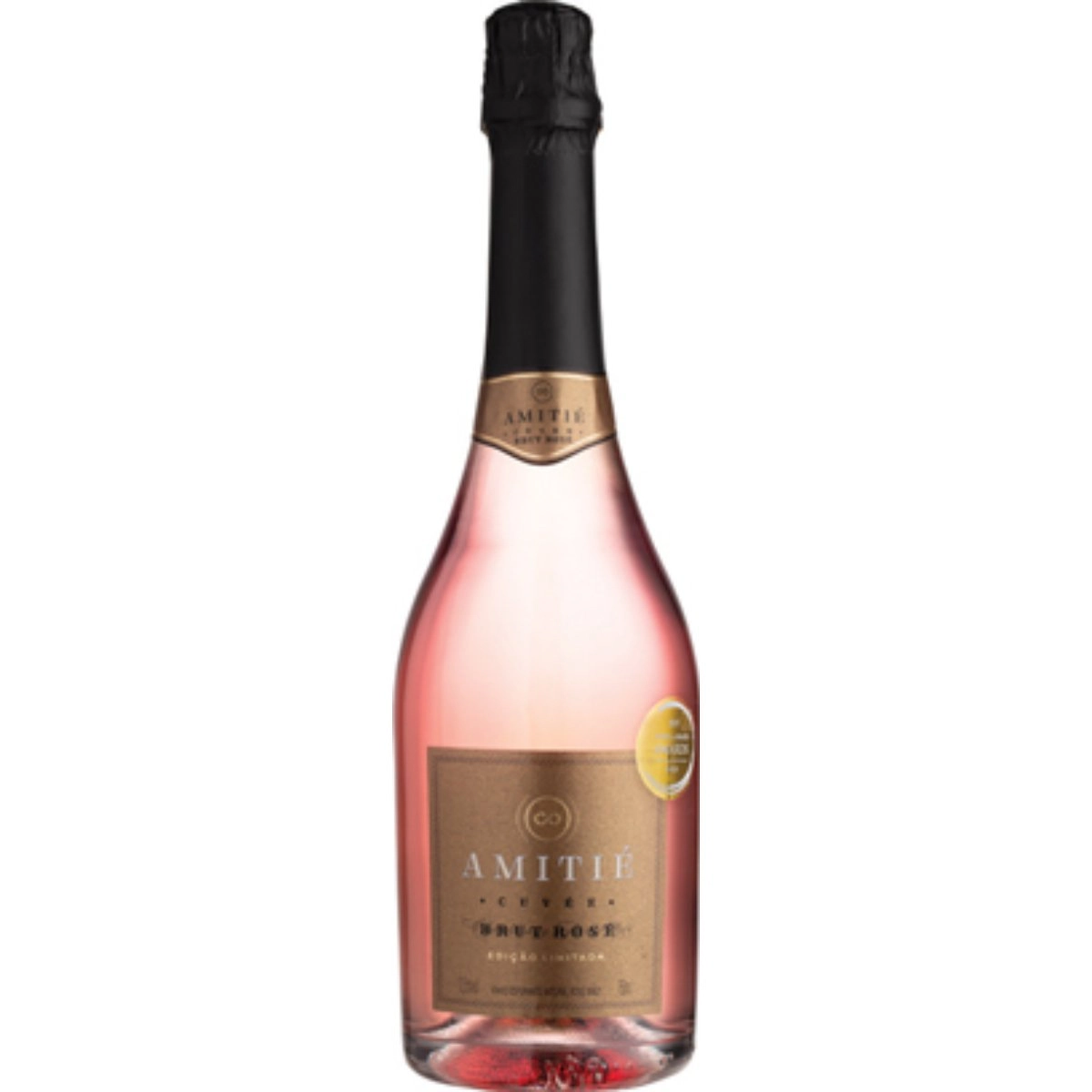 Espumante Brasileiro Rosé Brut Cuvée Amitié Chardonnay Pinot Noir Serra Gaúcha Garrafa 750ml