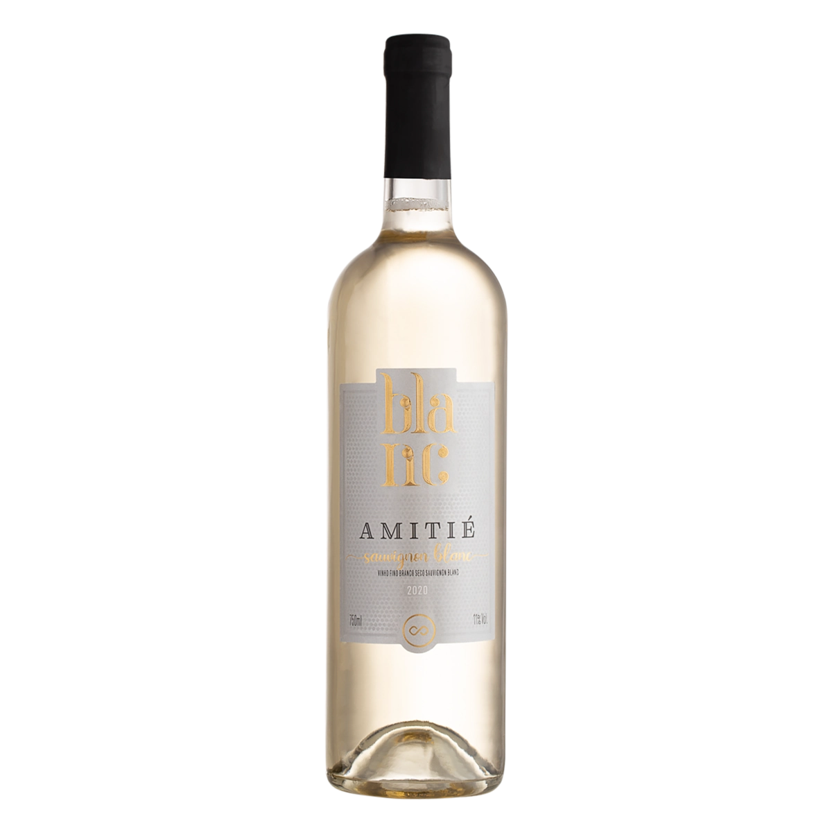 Vinho Brasileiro Branco Seco Amitié Sauvignon Blanc Serra Gaúcha Garrafa 750ml