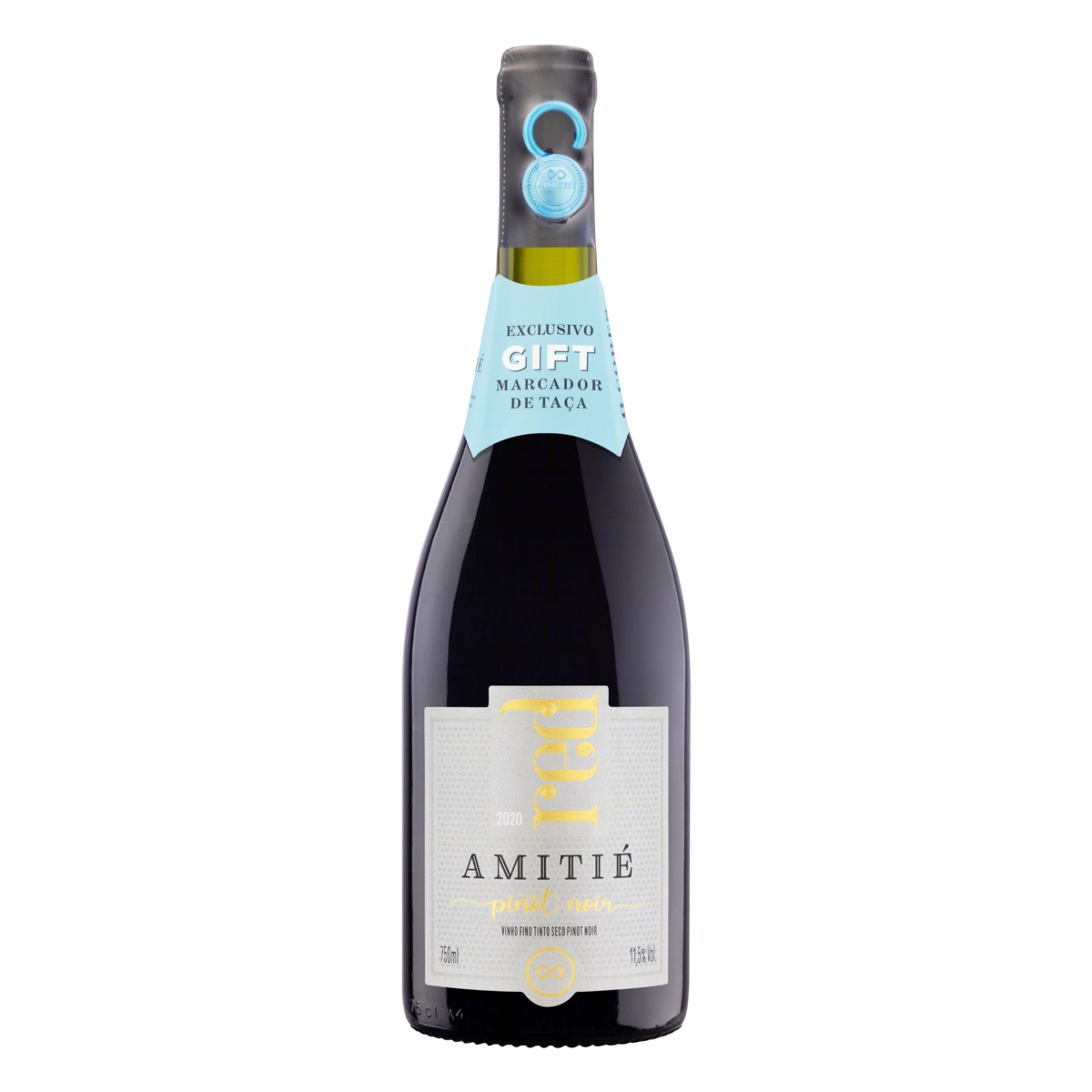 Vinho Brasileiro Tinto Seco Amitié Pinot Noir Serra Gaúcha Garrafa 750ml