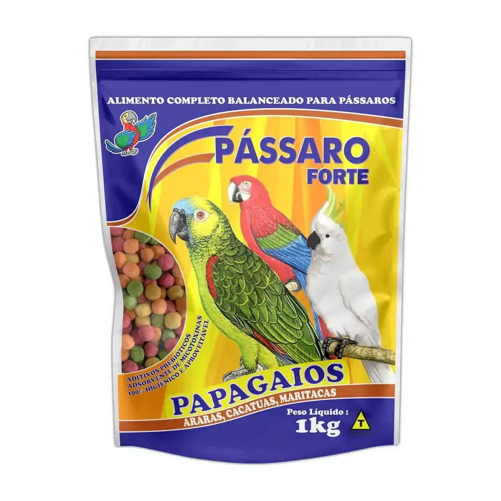 Mistura Ppapagaio Extrusado 1kg