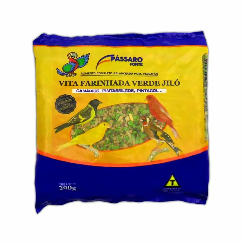 Ração Vita Farinhada Jiló Pássaro Forte 200g 200g