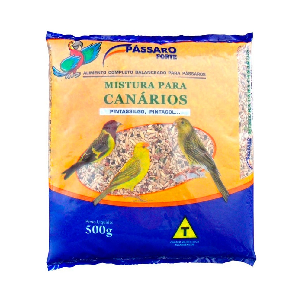 Mistura para Canários Pássaro Forte 500g