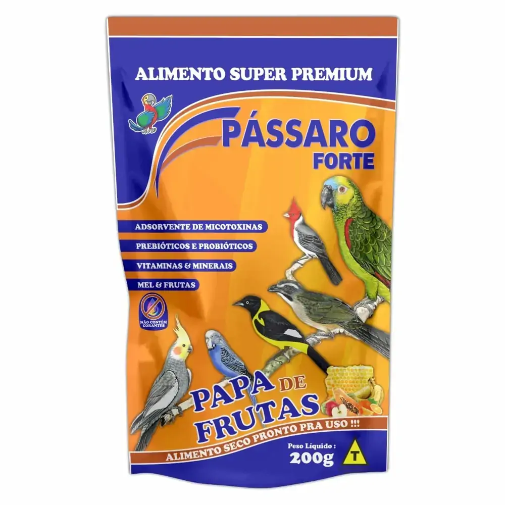 Papa de Frutas Pássaro Forte 200g 200g
