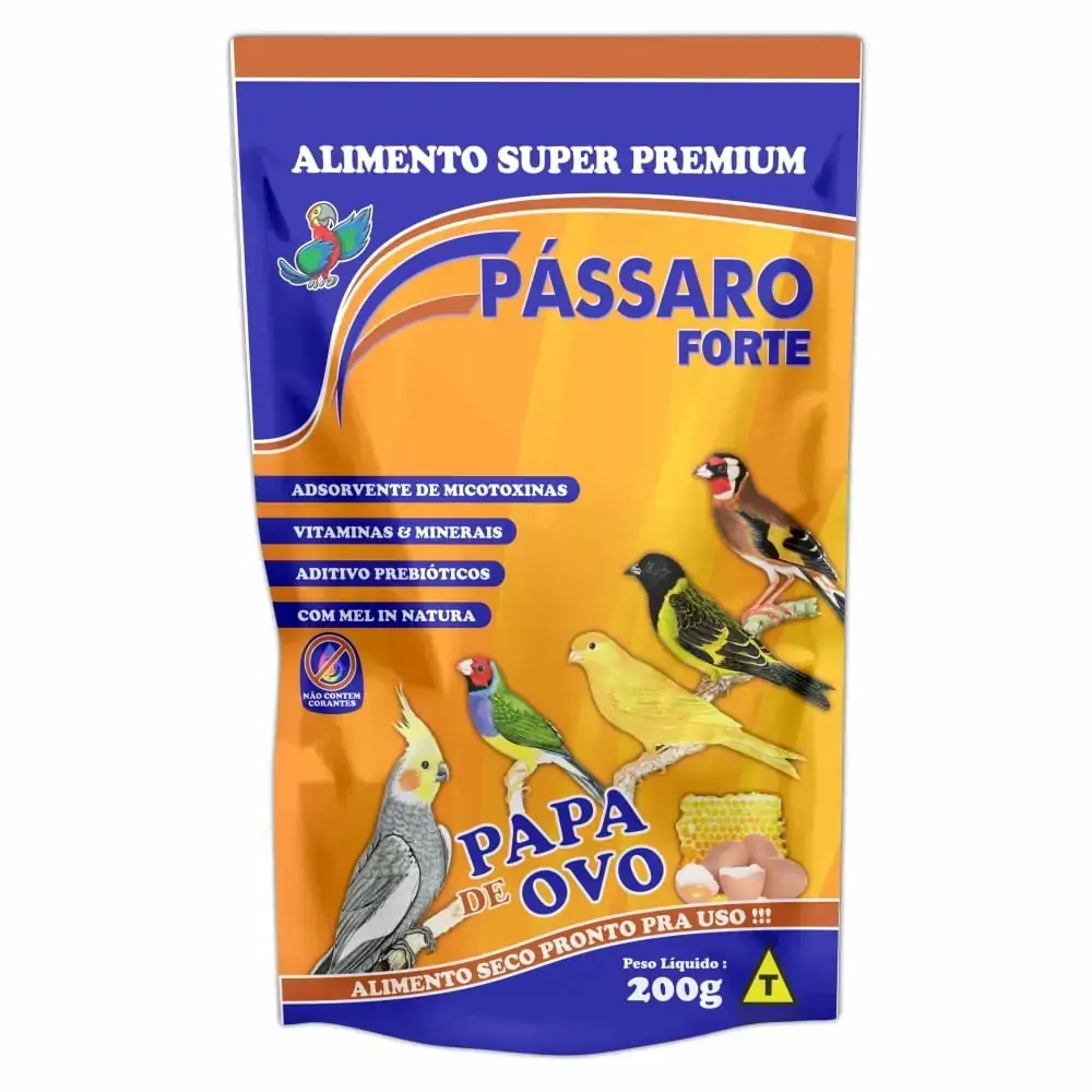 Papa de Ovo Pássaro Forte 200g