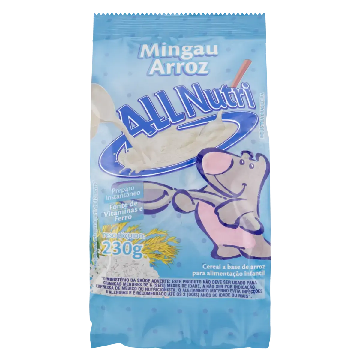 Mingau Arroz Allnutri Pacote 230g