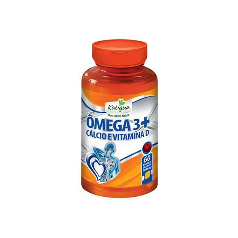 ômega 3 Calcio E Vitamina D 60 Caps Katigua Katigua