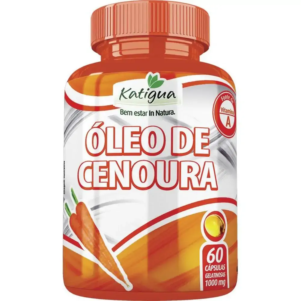 Oleo De Cenoura 1000 Mg 60 Cps Prom Katigua
