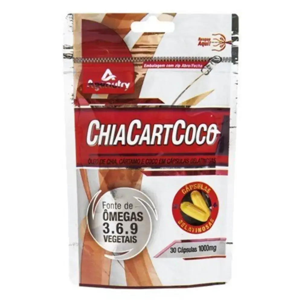 Chia Cart Coco 30 Caps 1000mg Agenutry