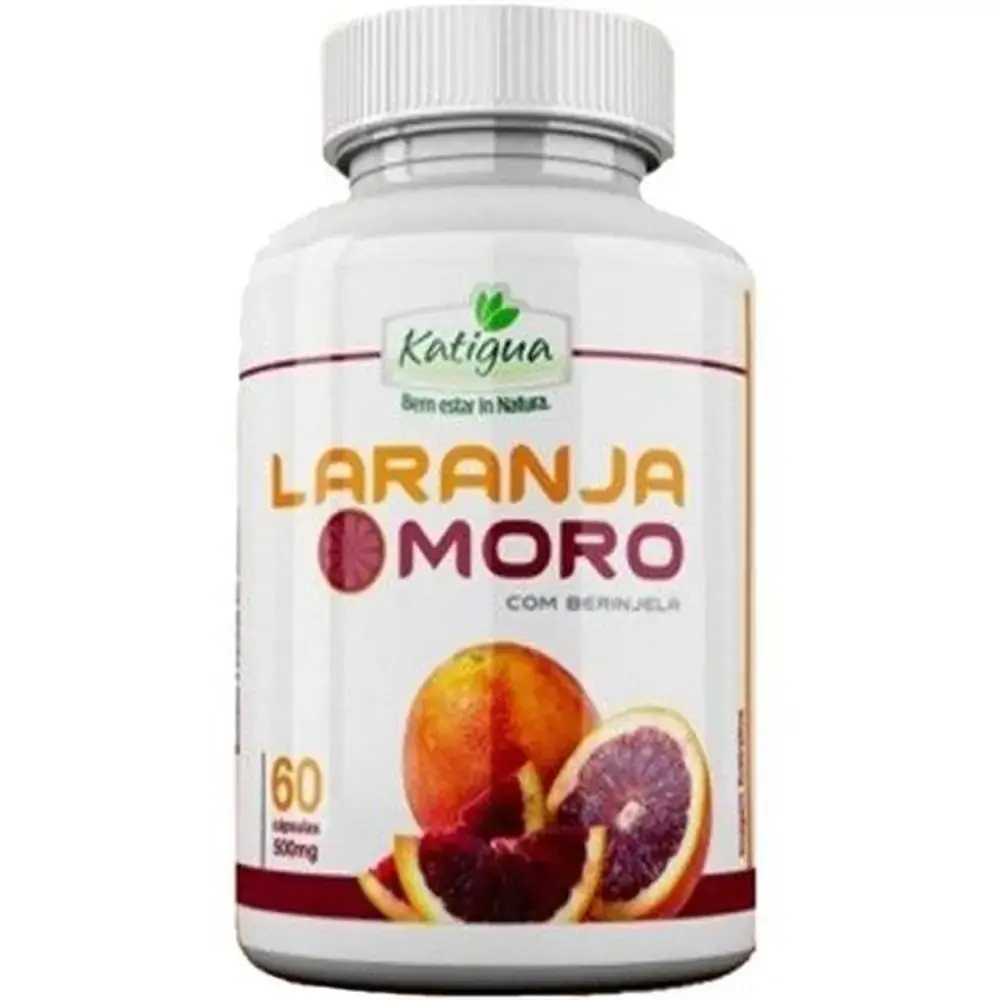 Laranja Moro / Berinjela 500mg 60caps Katigua