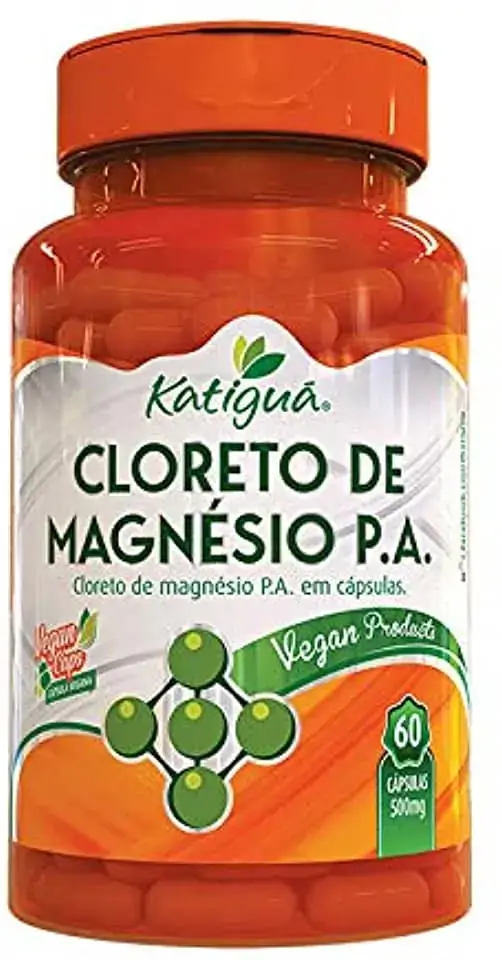 Cloreto De Magnesio Pa 500mg 60caps Katigua