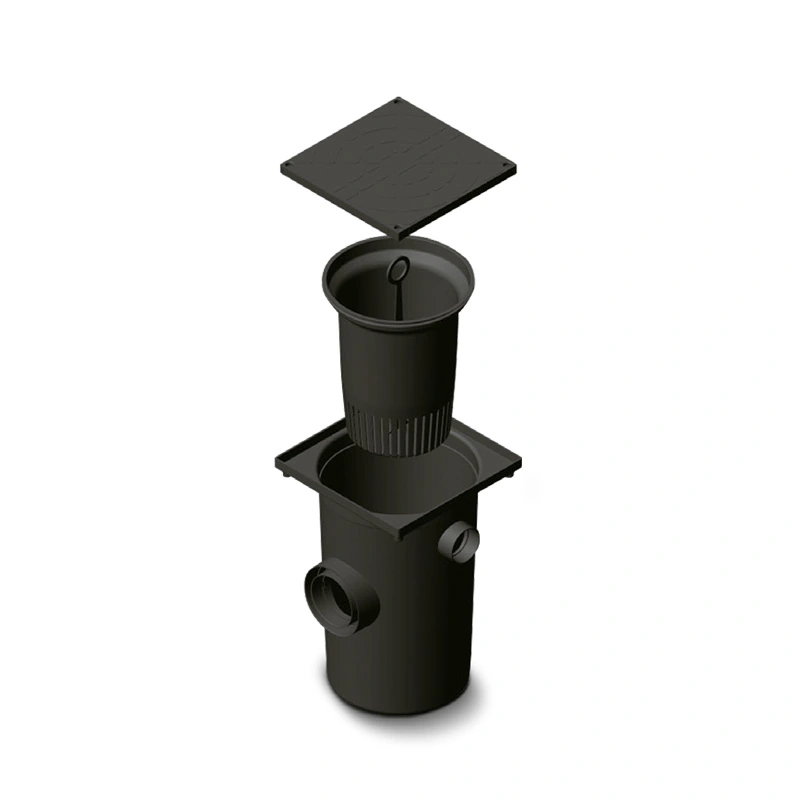 Caixa de Gordura Polipropileno 12L 100mm com Cesto de Limpeza e Tampa Parafusada TAF