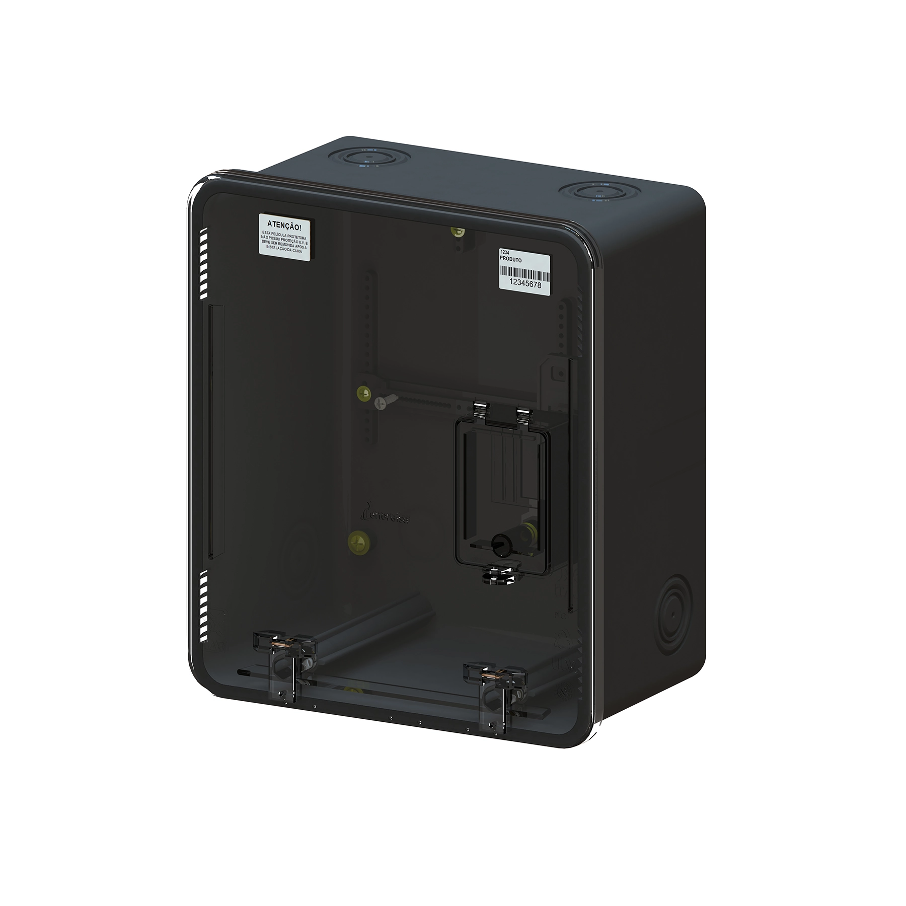 Caixa de Medição Monofásica CMD1 M3 disjuntor direito 2 torres - ENERGISA