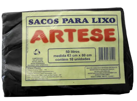 Saco Lixo Artese