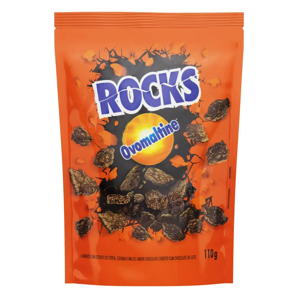 Flocos de Cereais Ovomaltine Rocks Sachê 110g