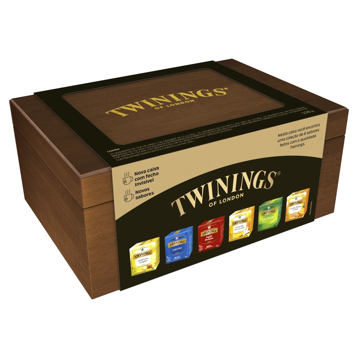 Kit 10 Chás Limão Com Gengibre 10 Laranja, Manga E Canela 10 Camomila, Mel E Baunilha Infusions 10 E