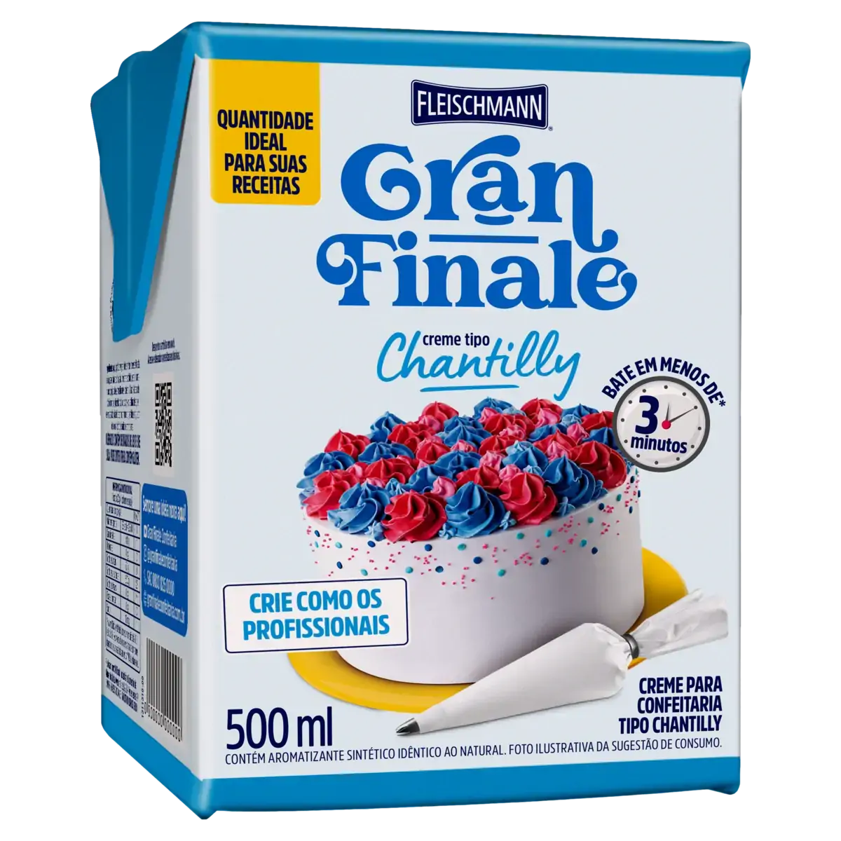 Creme Chantilly Fleischmann Gran Finale Caixa 500ml