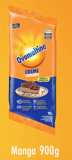 Creme Crocante Ovomaltine Bisnaga 900g