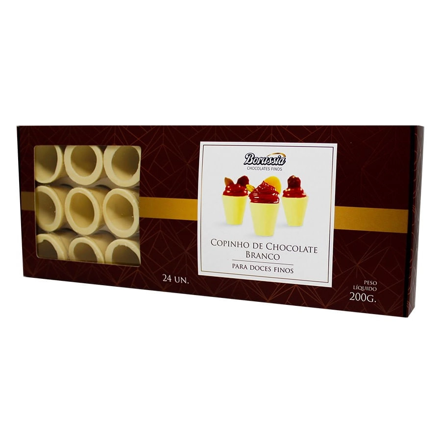 Copinho De Licor Chocolate Branco Com 24