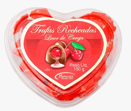 Coracao Trufas Cereja Borussia 190g