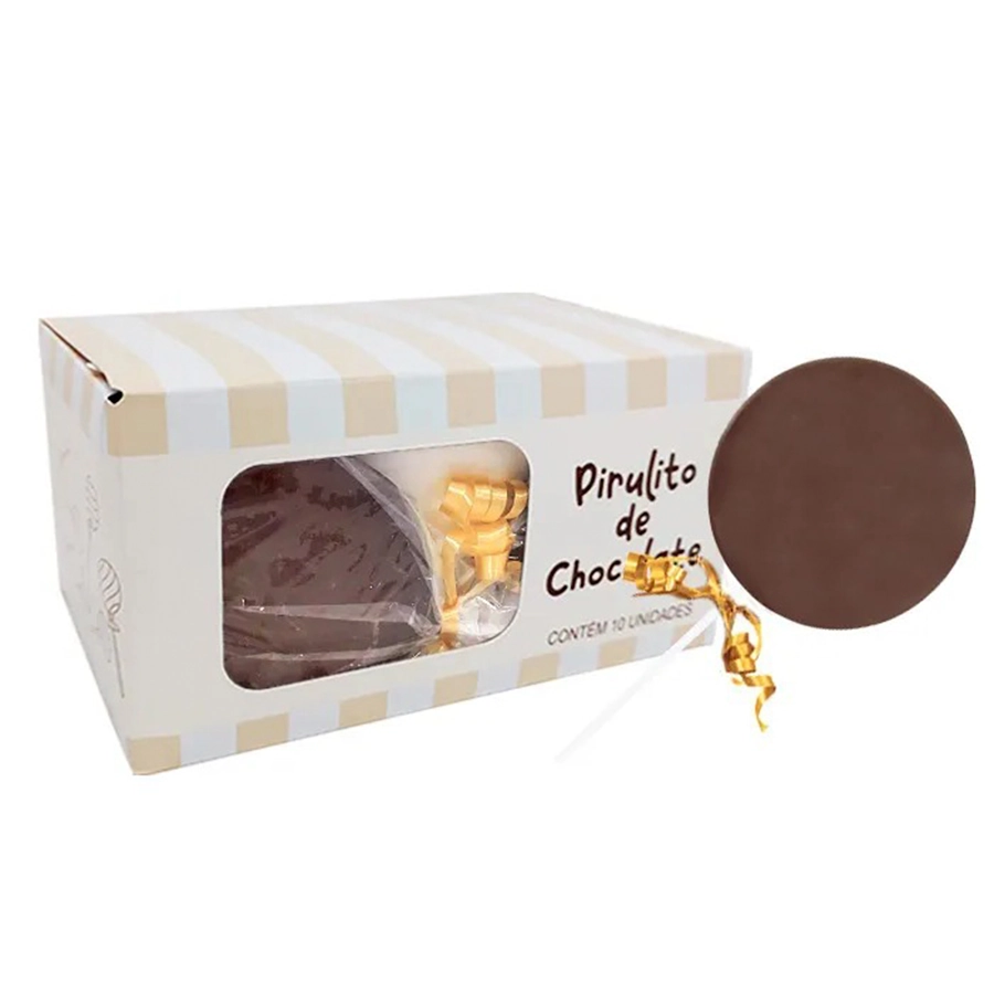 Pirulito De Chocolate Ao Leite 30g Borussia