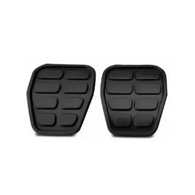 Kit Capa de Pedal 3 Peças Preto - MIL PECAS 7099