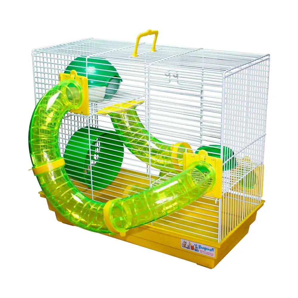 Gaiola Hamster Tubo 3 Andares Jel Plast