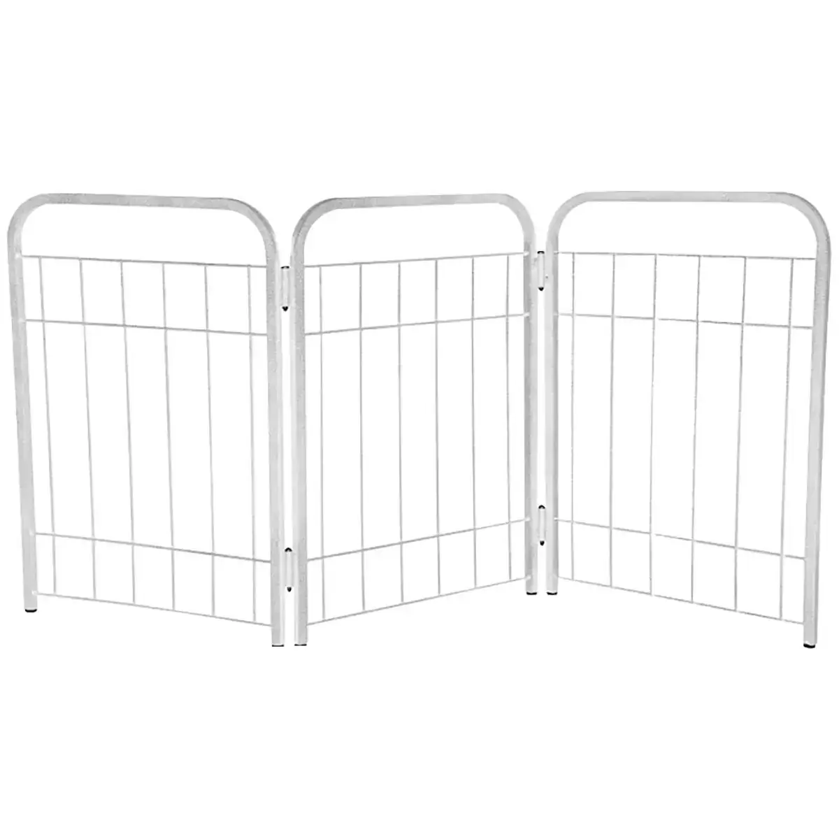 Barreira metal branco Stop Dog para caes 120x58cm Bragança