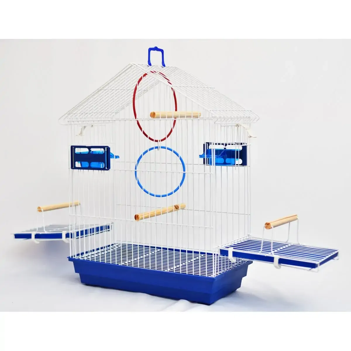 Gaiola P/passaro Manso Bco/azul Gp304 1526