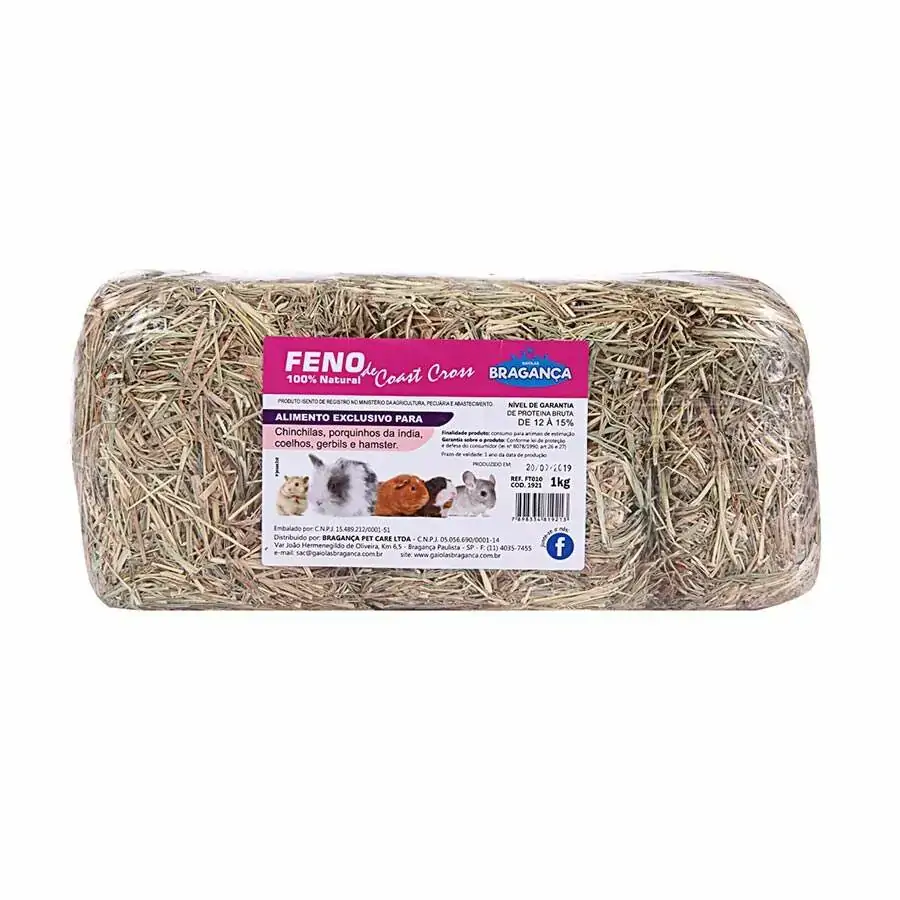 Feno Prensado P/roedores 1kg