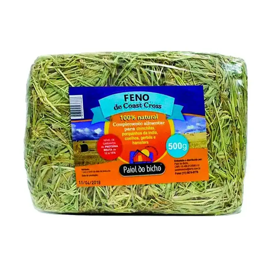 Feno Prensado P/roedores 500gr