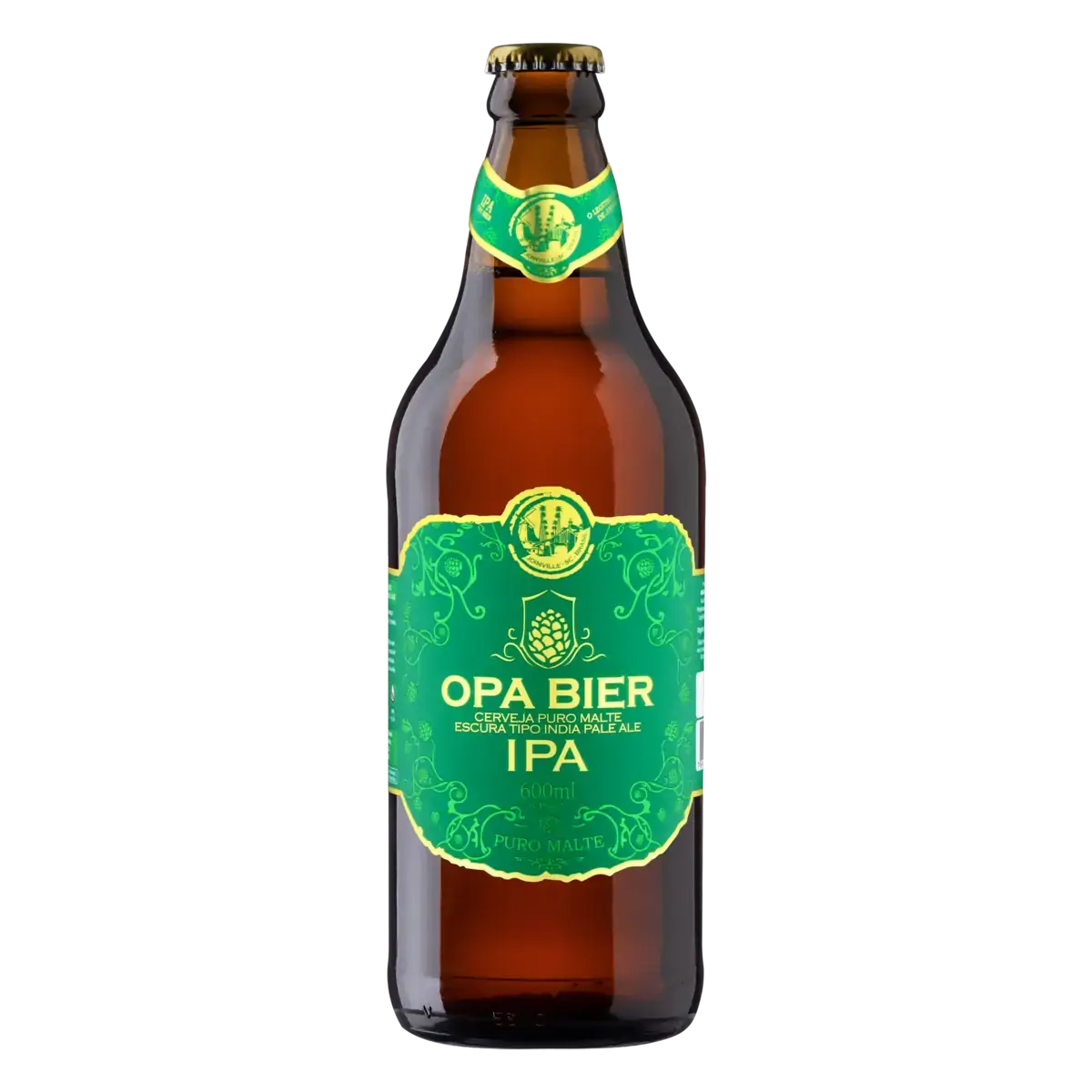 Cerveja Ipa Puro Malte Opa Bier Garrafa 600ml