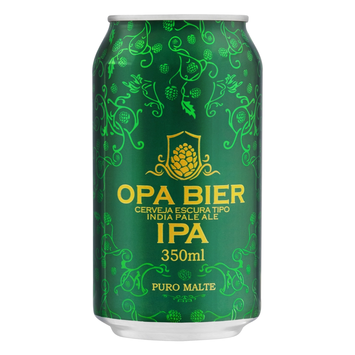Cerveja Ipa Puro Malte Opa Bier Lata 350ml
