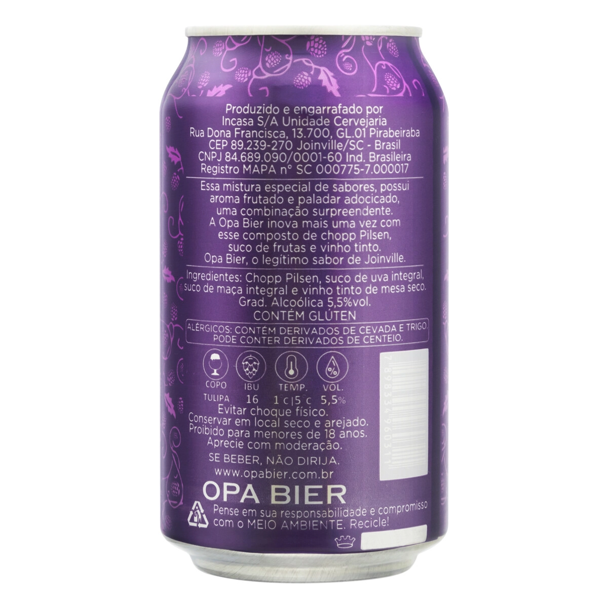 Coquetel Alcoólico Composto Opa Lata 350ml