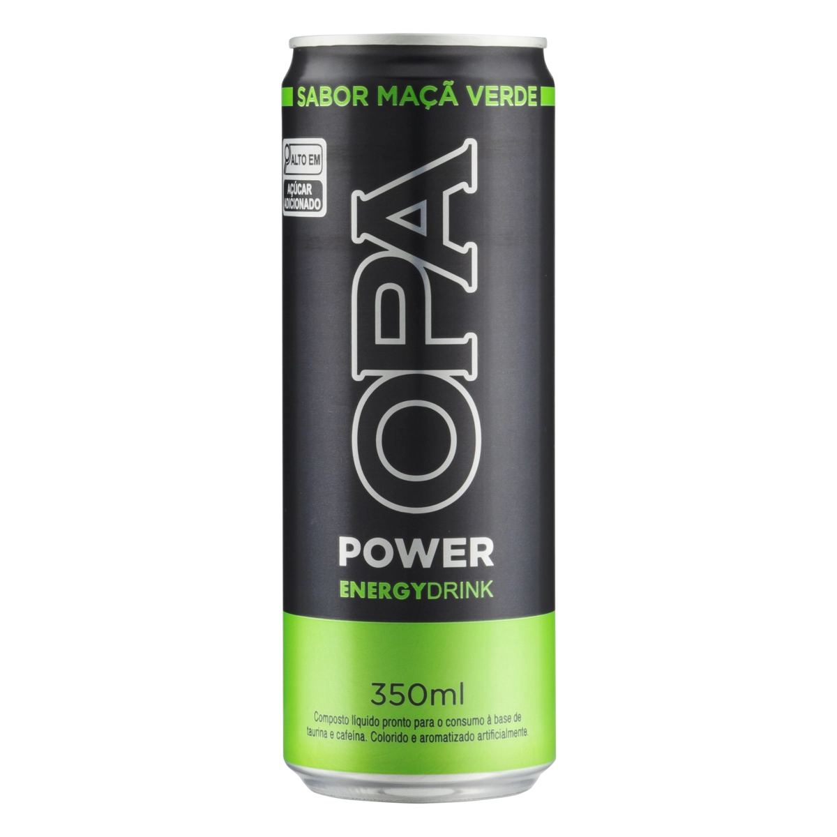Energético Maçã Verde Opa Power Lata 350ml