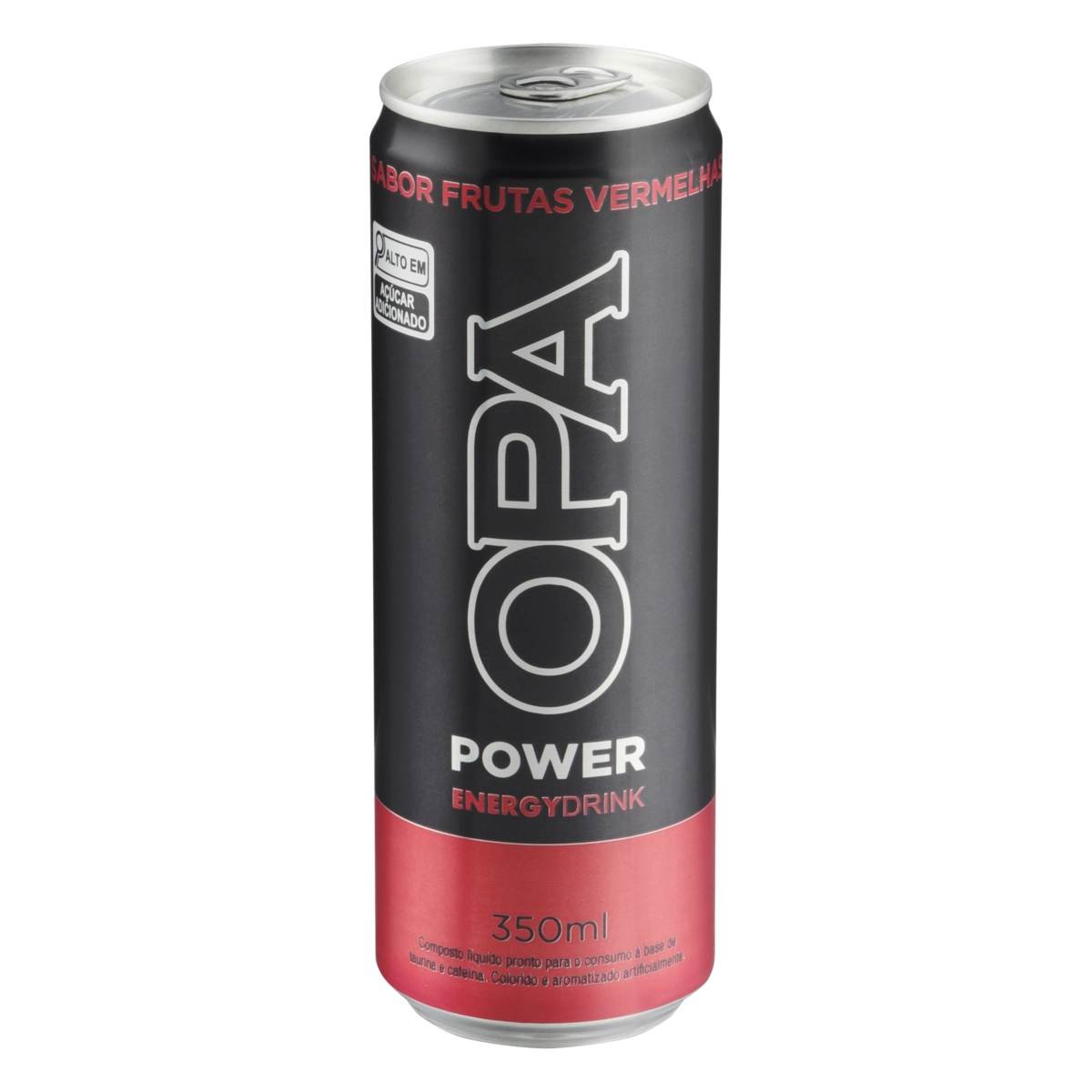 Energético Frutas Vermelhas Opa Power Lata 350ml