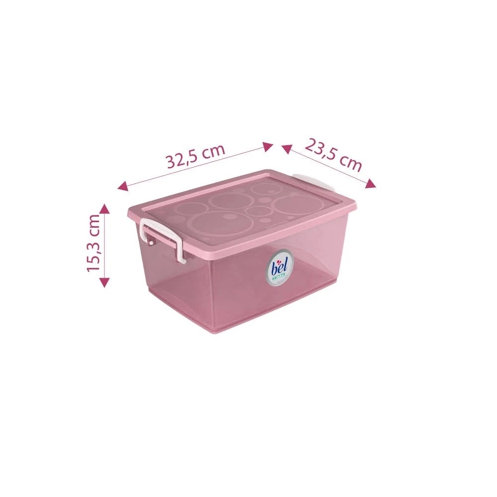 Organizador 7,5l Rosa Ordene