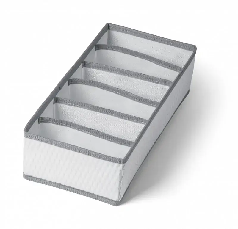 Organizador de Sutia TNT para 6 Peças Branco Ordene