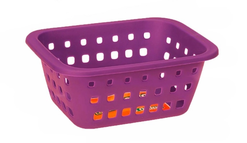 Cestinho Plastico Berinjela 14l