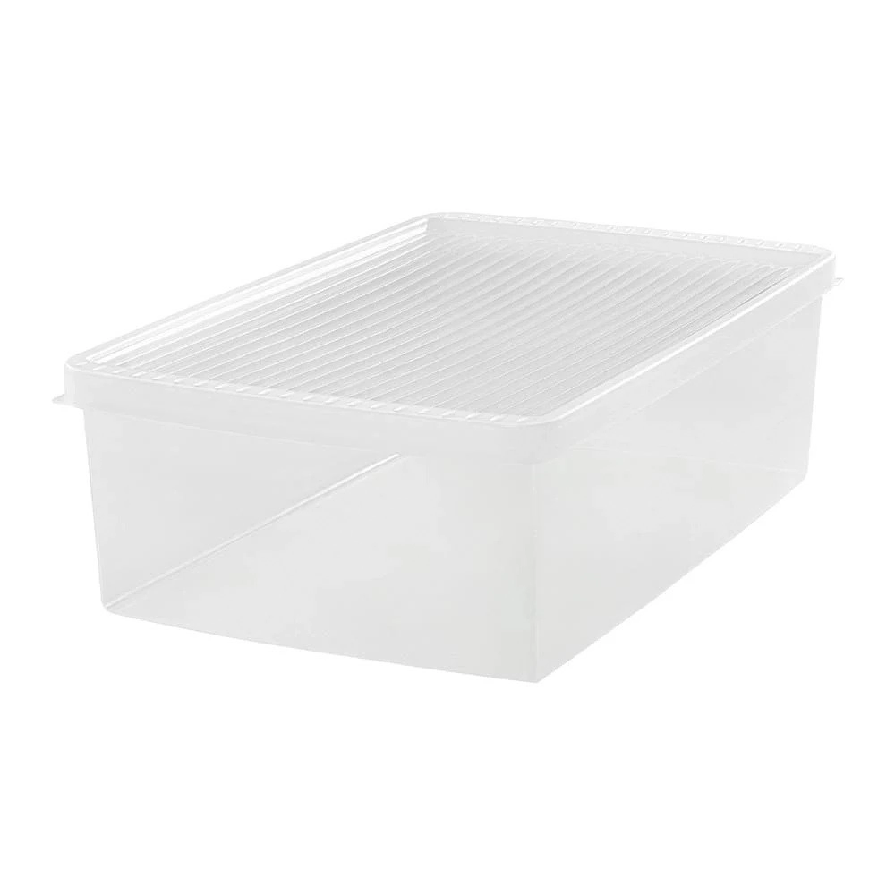Caixa Organizadora Grande para Frutas Verduras Legumes Saladas Transparente