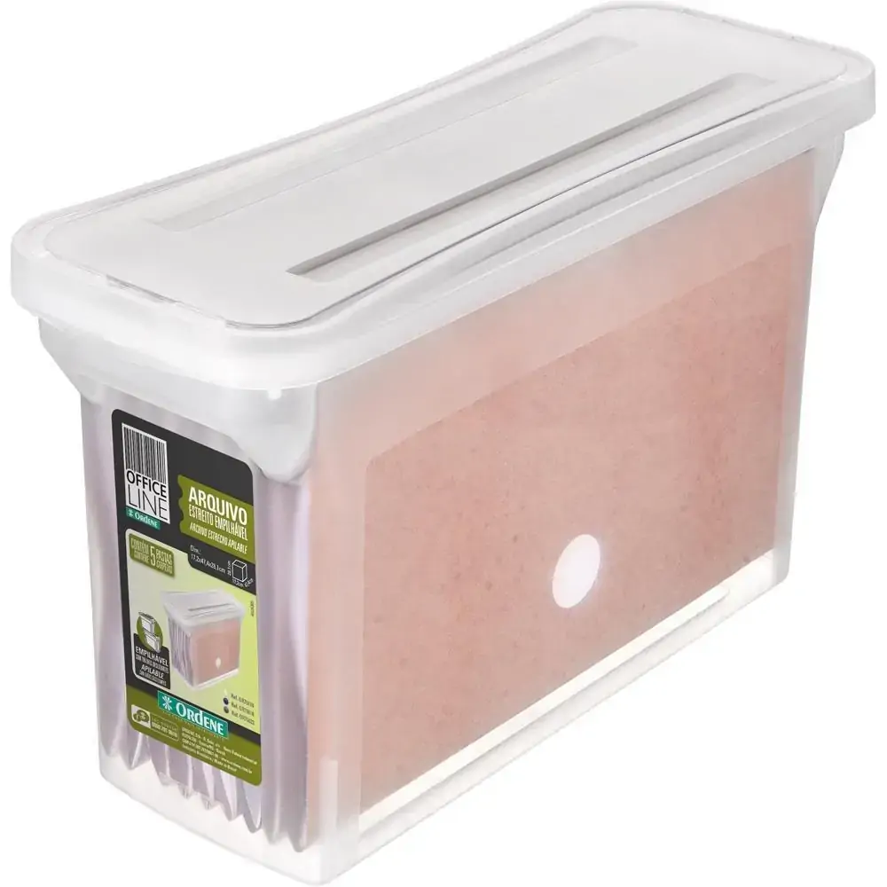 Arquivo Plastico Estreito 5 Pastas