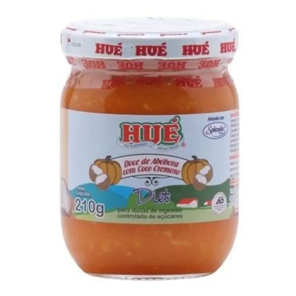 Doce Abobora Coco Diet HUE 210g
