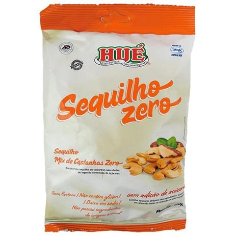 Sequilho Zero Mix De Castanhas 120g