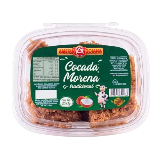 Doce Ameixa Goiana Cocada Morena 200g