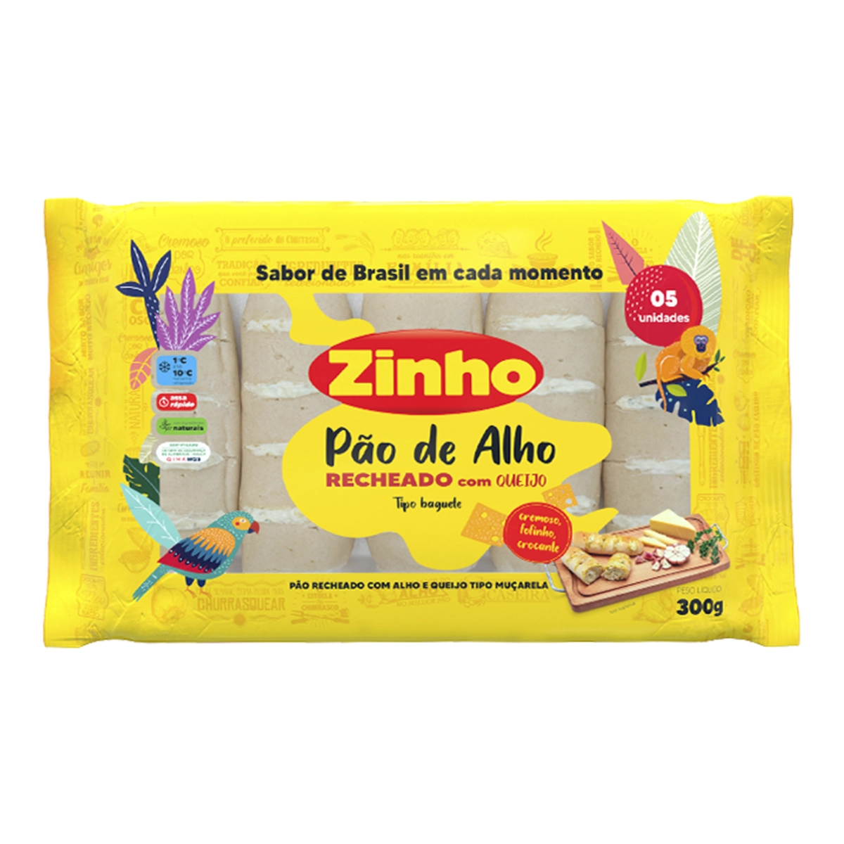 Pão de Alho Tradicional ZINHO 300g
