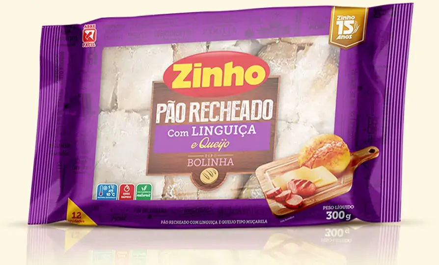 Pao Bolinha Linguica Com Queijo 24 X