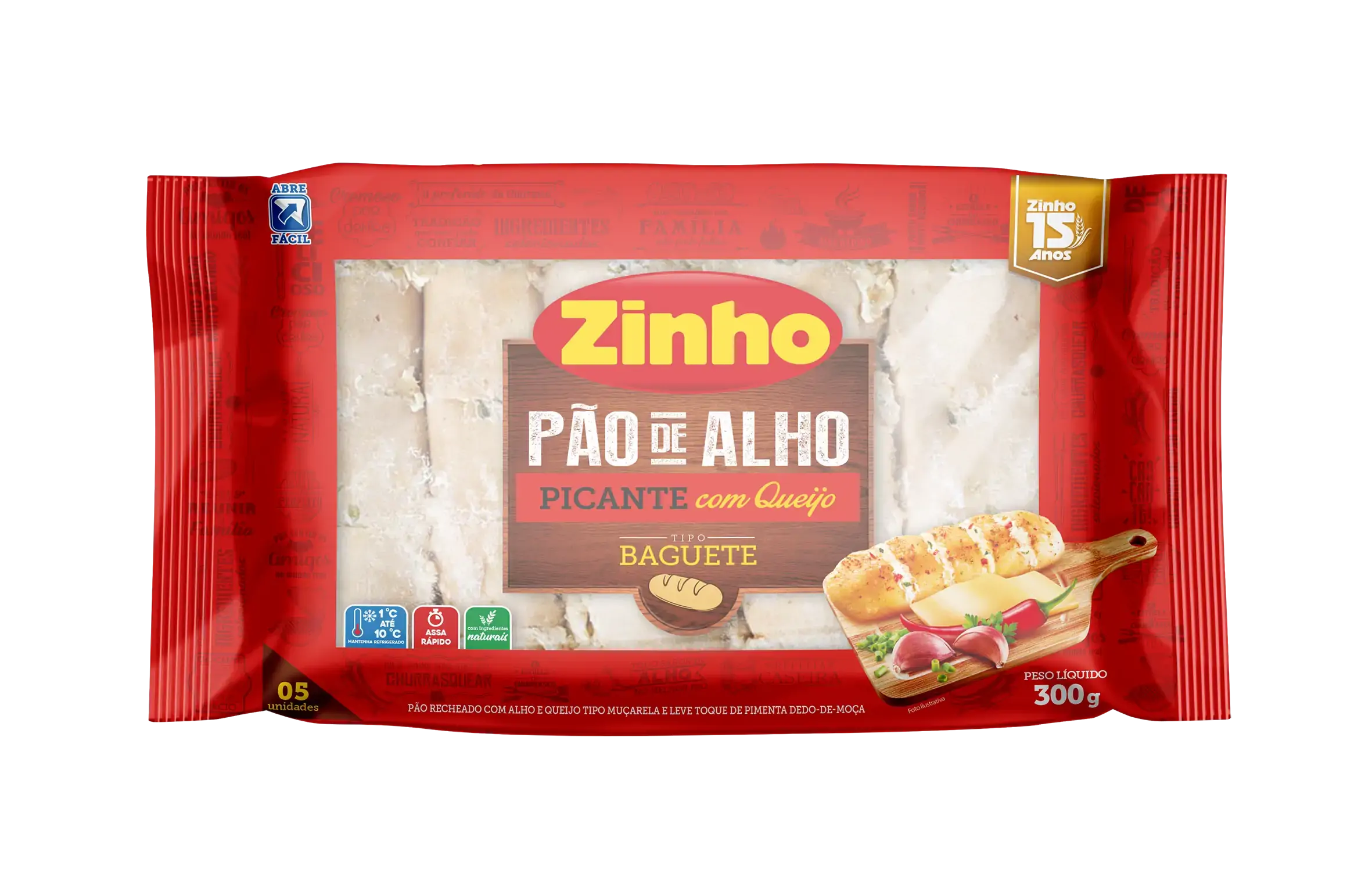Pao De Alho Zinho 300g Picante