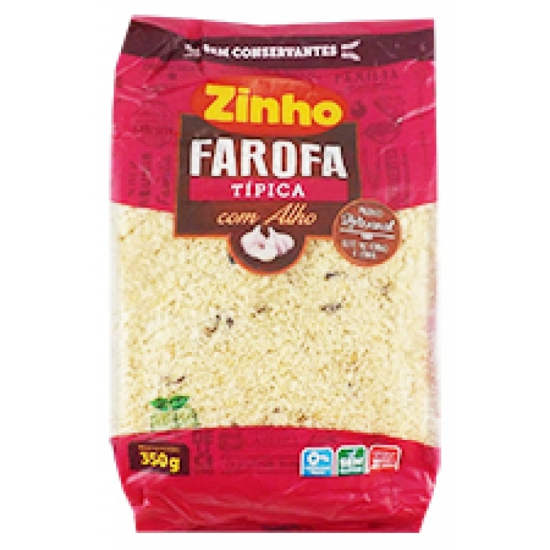 Farofa Tipica Alho 350gr