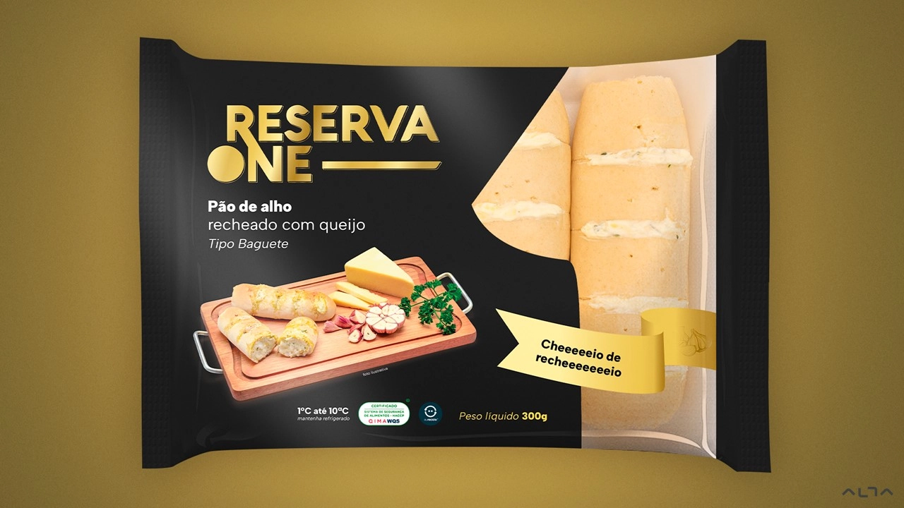 Pao De Alho Zinho 300g Baguete Reserva One