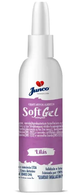 Corante Soft Gel Junco 25g Lilas